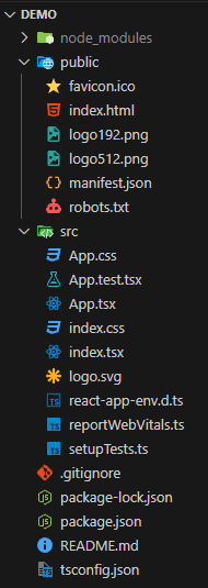 React TypeScript project structure